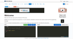 Desktop Screenshot of learn-php.org
